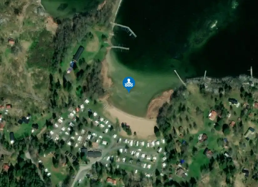 Gräddö, Björkö Örn från satellit