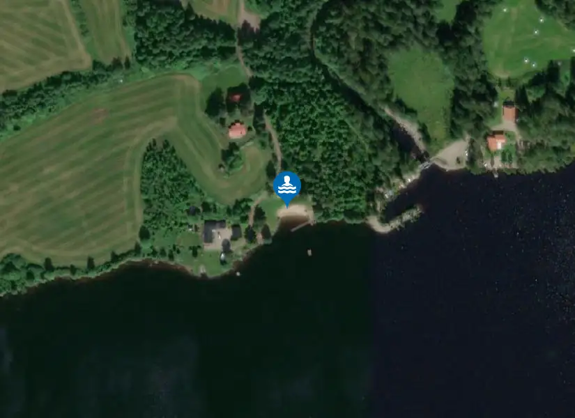 Grängen, Grängsbo från satellit