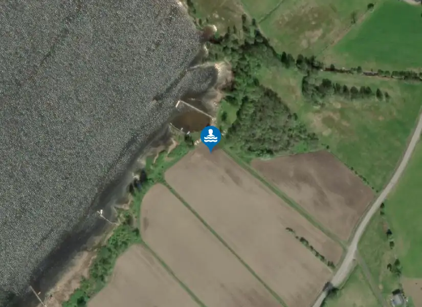 Anten, Vängaviken från satellit