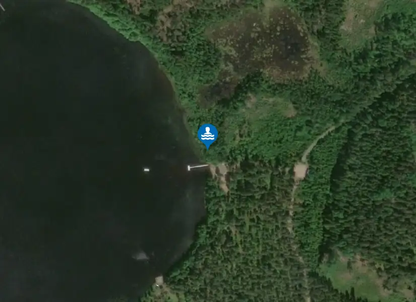 Gränssjön från satellit