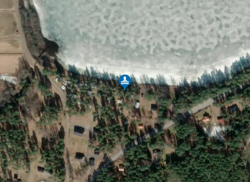 Grässjön, Hedås från satellit