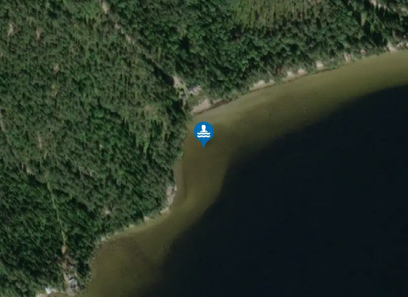 Gullboviken från satellit