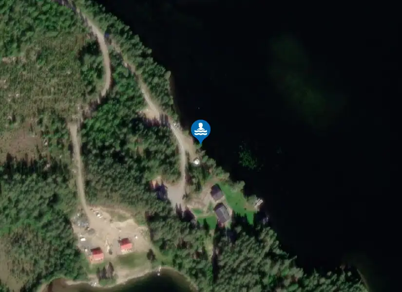 Gällö, Pilgrimstad från satellit