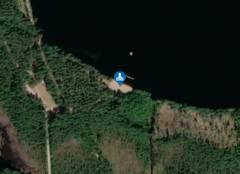 Havstjärnen från satellit