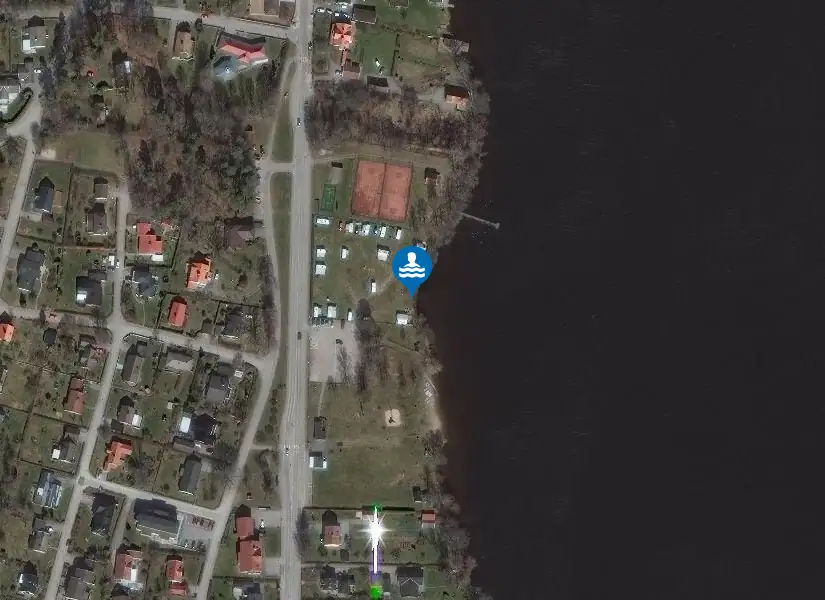 Helgasjön, Öjaby från satellit