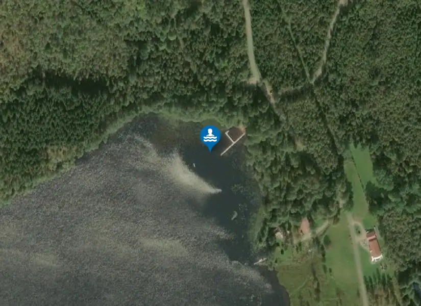 Hensjön från satellit