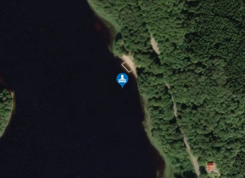 Hjärtaredssjön från satellit