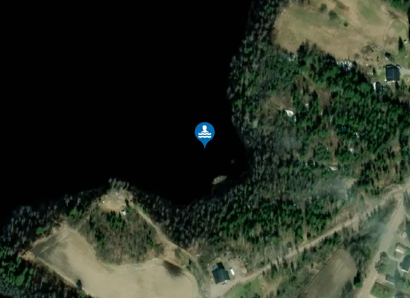 Hornsjön Njurunda från satellit