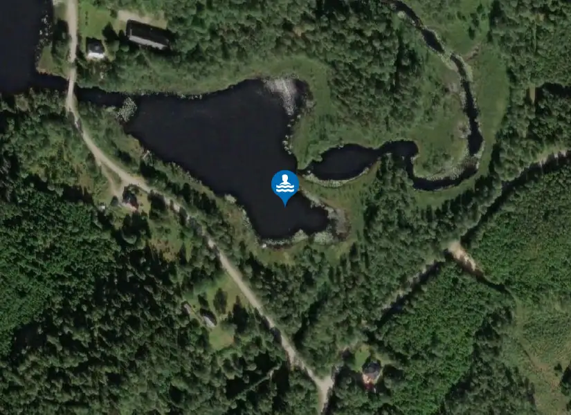 Horsasjön Älvsered från satellit