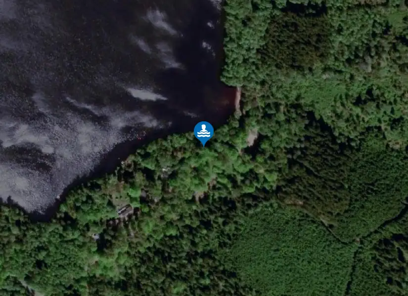 Humlesjön från satellit