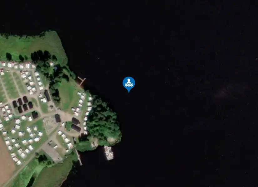 Husabergsudde, Alsen från satellit