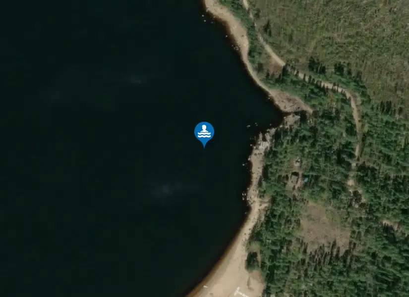 Härnsandsviken, Dåasen, Los från satellit