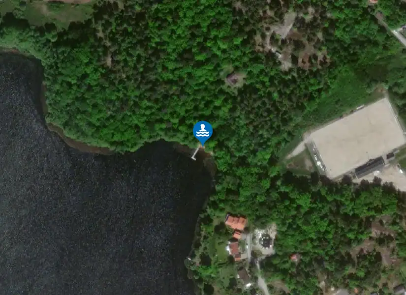 Härstorpssjön från satellit