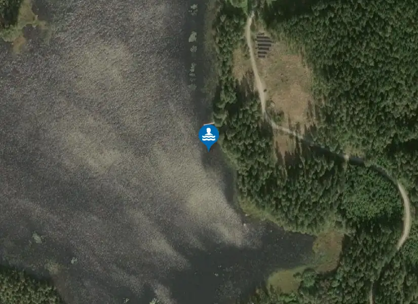 Hösjön från satellit