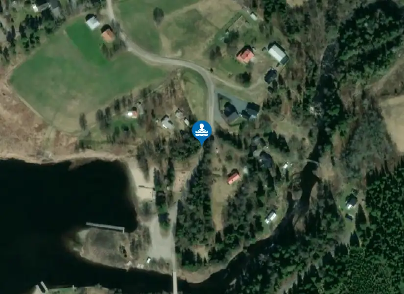 Idbyns havsbad från satellit