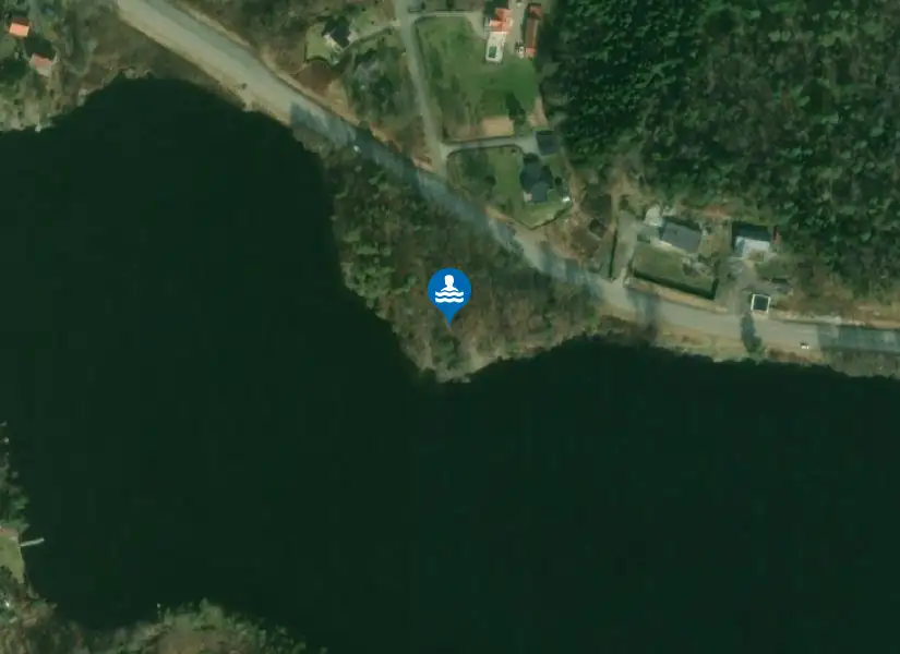 Ingetorpssjön från satellit
