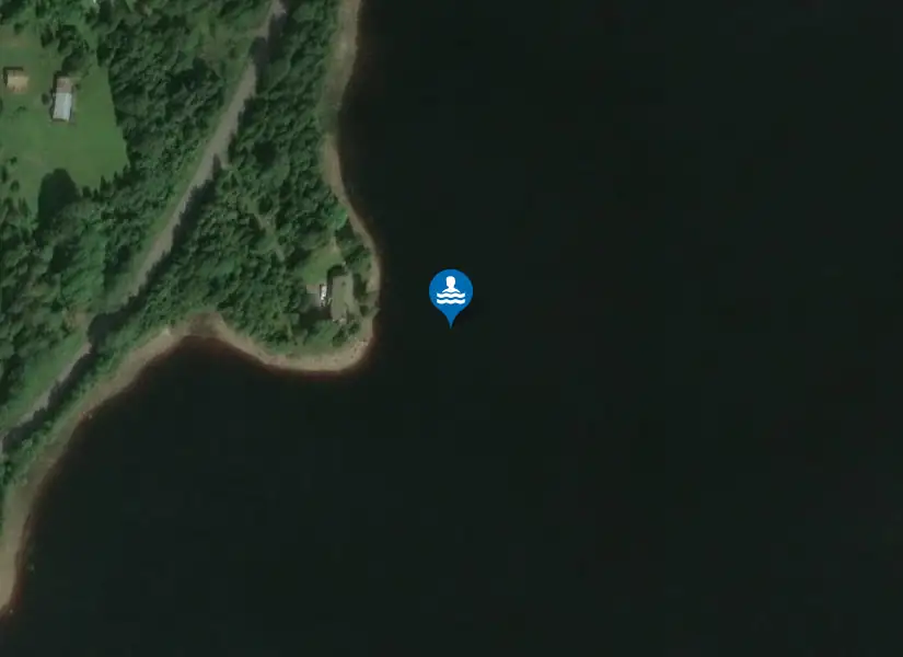 Kindsjön, skolan från satellit