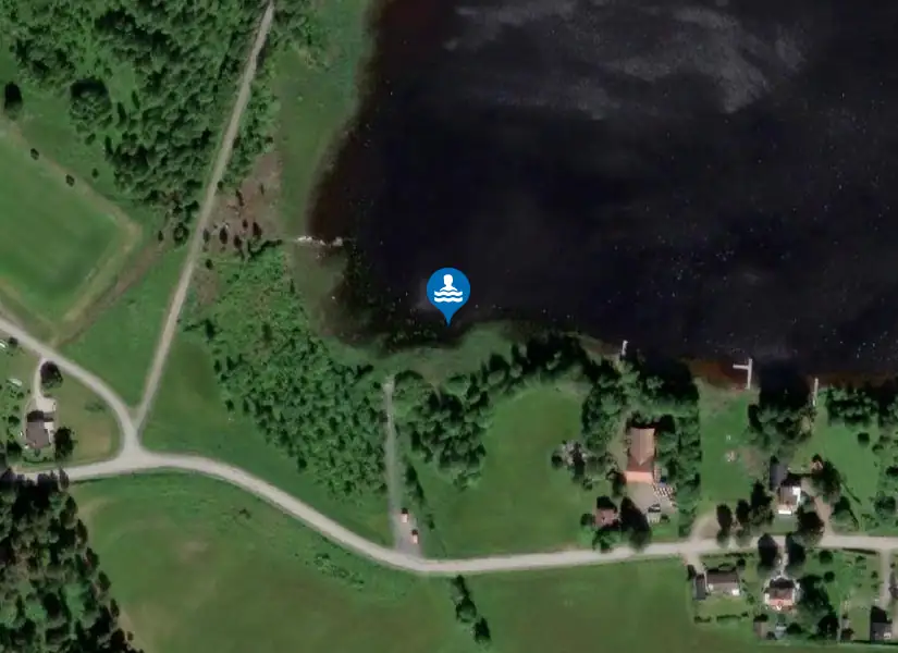 Klockarnäs Enviken från satellit