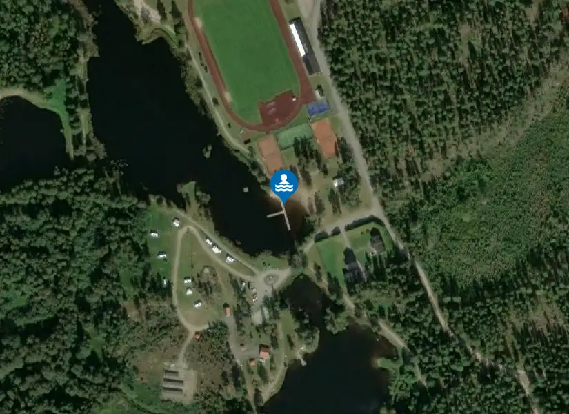 Badsjön, Skruv från satellit