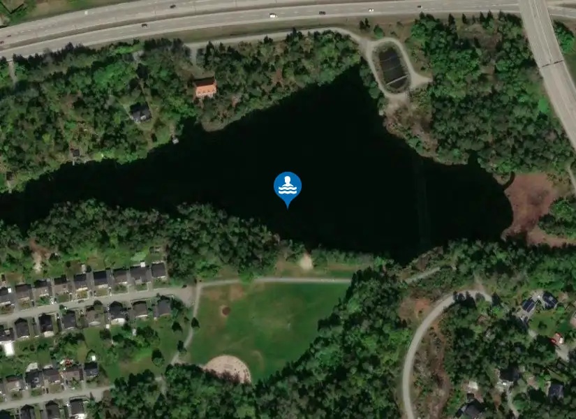 Kocktorpsbadet från satellit