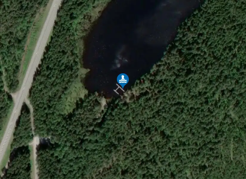 Kolarbysjön från satellit