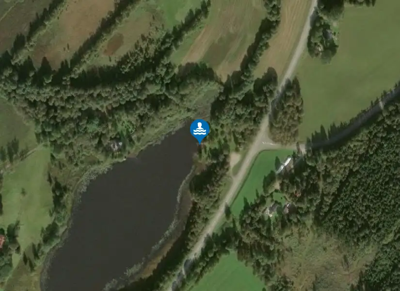 Kolarpssjön från satellit